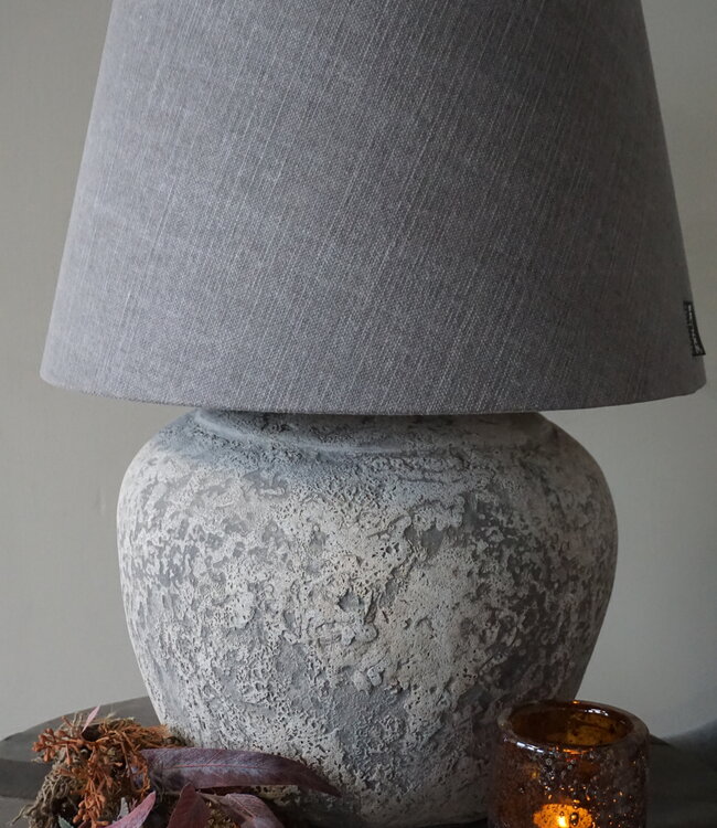 Rene Houtman Kruiklamp Base | Oud Wit | H37 x D33 cm