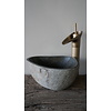 Kleine Stenen Waskom + Spoelgat | H13 x B27 x D22 cm