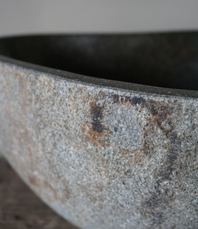 Rene Houtman Kleine Stenen Waskom + Spoelgat | H13 x B27 x D22 cm