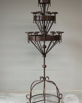 Be-Uniq Grote Vloerkandelaar | Metaal | H212 x D72 cm