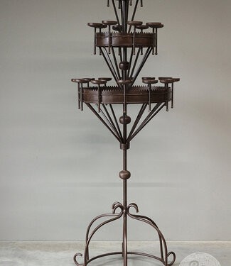 Be-Uniq Grote Vloerkandelaar | Metaal | H212 x D72 cm Be-Uniq Grote Vloerkandelaar | Metaal | H212 x D72 cm