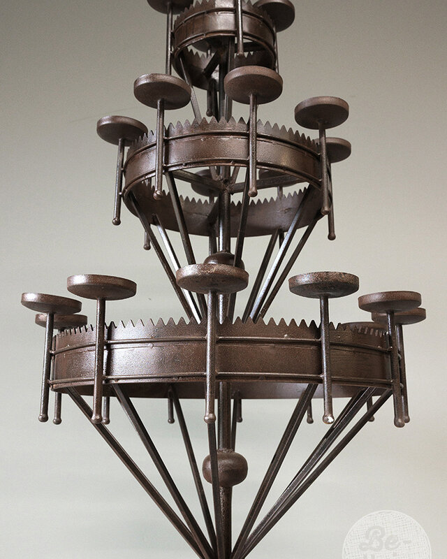 Be-Uniq Grote Vloerkandelaar | Metaal | H212 x D72 cm
