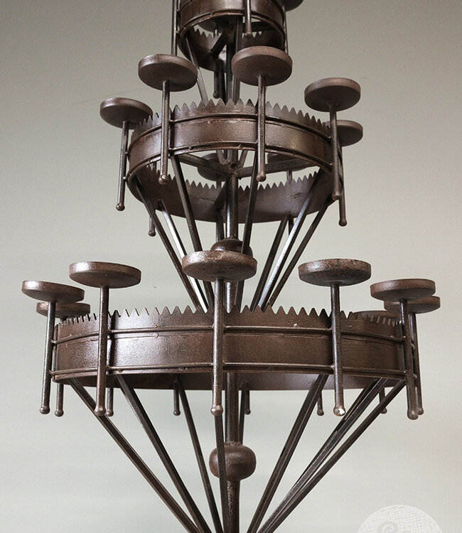 Be-Uniq Grote Vloerkandelaar | Metaal | H212 x D72 cm