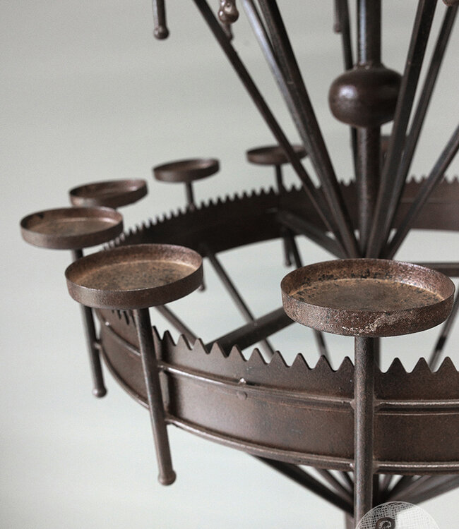 Be-Uniq Grote Vloerkandelaar | Metaal | H212 x D72 cm