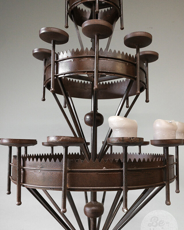Be-Uniq Grote Vloerkandelaar | Metaal | H212 x D72 cm