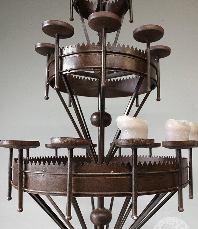 Be-Uniq Grote Vloerkandelaar | Metaal | H212 x D72 cm