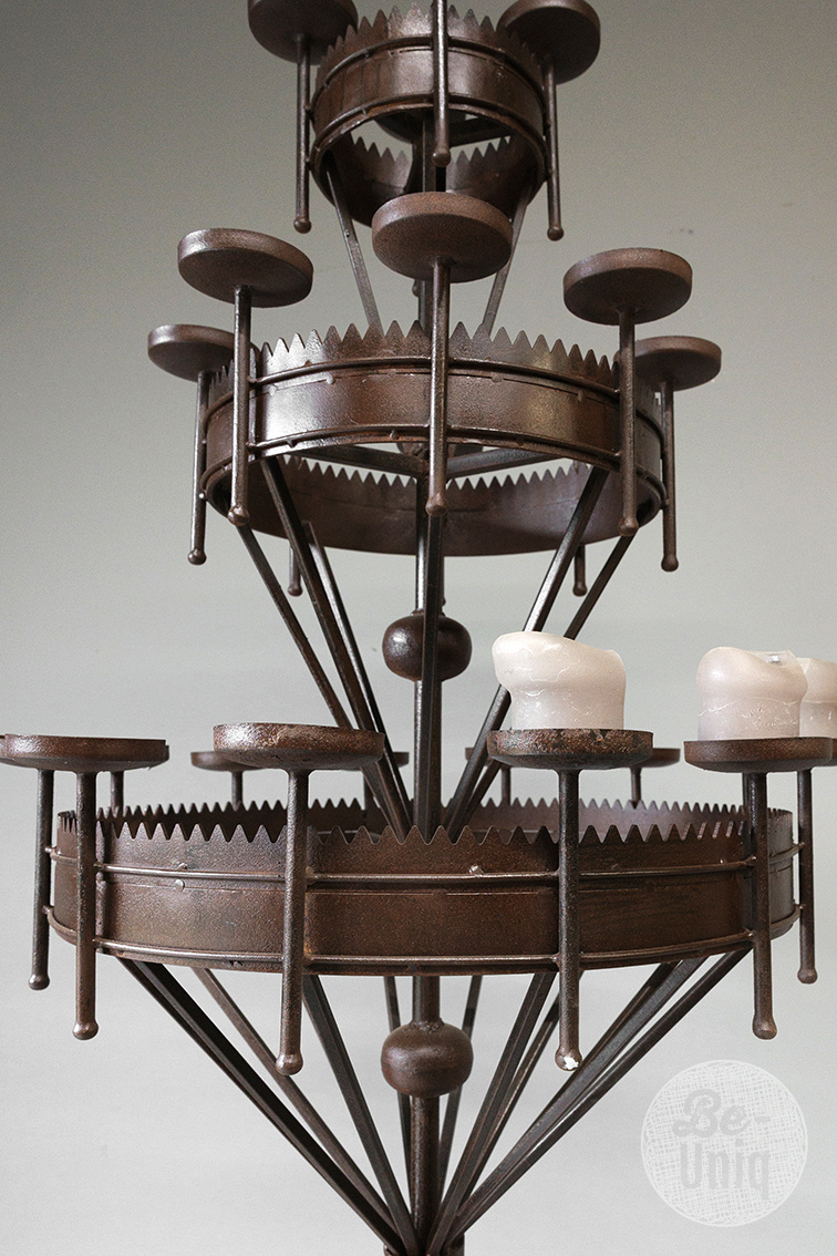 Be-Uniq Grote Vloerkandelaar | Metaal | H212 x D72 cm