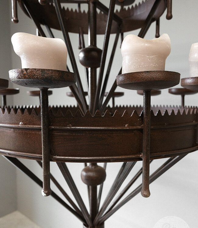 Be-Uniq Grote Vloerkandelaar | Metaal | H212 x D72 cm