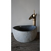 Kleine Stenen Waskom + Spoelgat | H14 x B28 x D22 cm