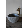 Kleine Stenen Waskom + Spoelgat | H13 x B24 x D24 cm