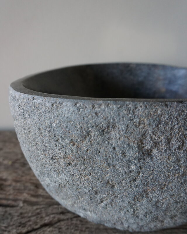 Rene Houtman Kleine Stenen Waskom + Spoelgat | H13 x B24 x D24 cm