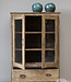 Be-Uniq Oud Vitrine Kastje | Rustiek Verweerd | H137 x B94 x 46 cm