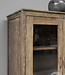Be-Uniq Oud Vitrine Kastje | Rustiek Verweerd | H137 x B94 x 46 cm