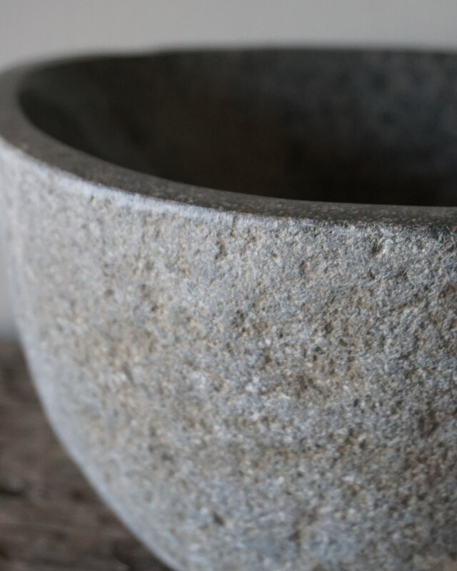 Rene Houtman Kleine Stenen Waskom + Spoelgat | H13 x B27 x D21 cm