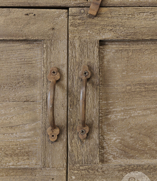 Be-Uniq Oud Rek | Rustiek Verweerd | H134 x B127 x 37 cm