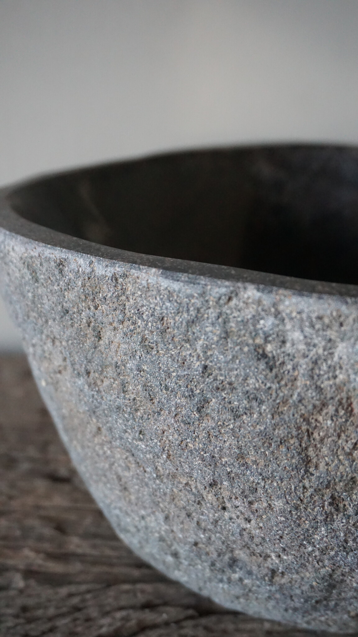 Rene Houtman Kleine Stenen Waskom + Spoelgat | H13 x B25 x D23 cm