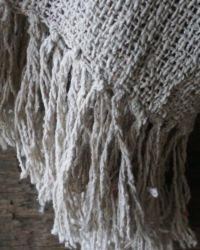 Rene Houtman Landelijke Shabby Doek | Taupe | L150 x B60 cm