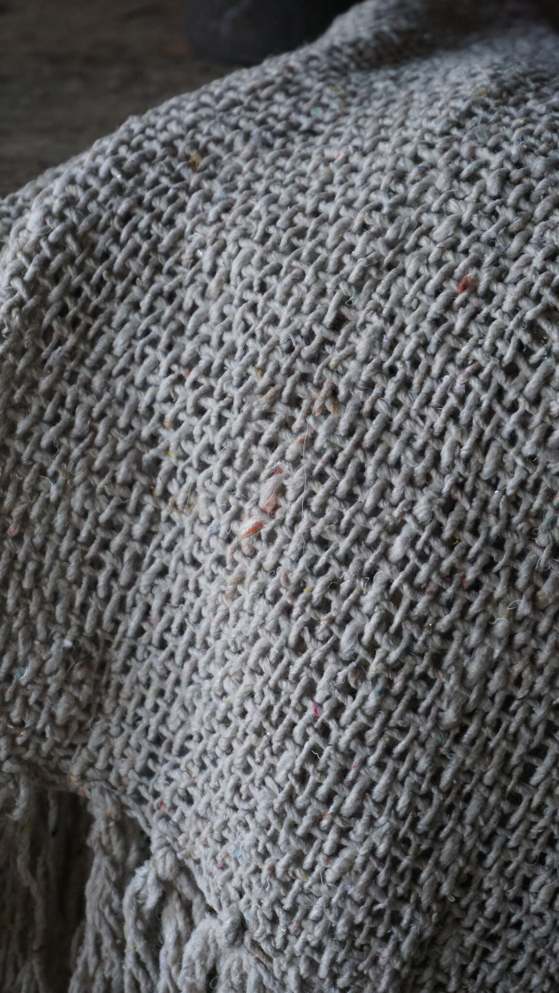 Rene Houtman Landelijke Shabby Doek | Taupe | L150 x B60 cm