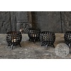 Waxine Mandjes | Metaal | Set Van 4 | H10 x D11 cm
