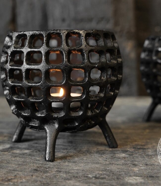 Be-Uniq Waxine Mandjes | Metaal | Set Van 4 | H10 x D11 cm