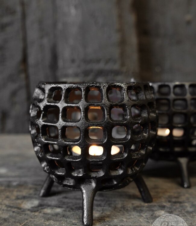 Be-Uniq Waxine Mandjes | Metaal | Set Van 4 | H10 x D11 cm