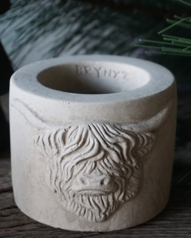 Brynxz Theelichthouder Scotty | Majestic Taupe | H8xB11 cm