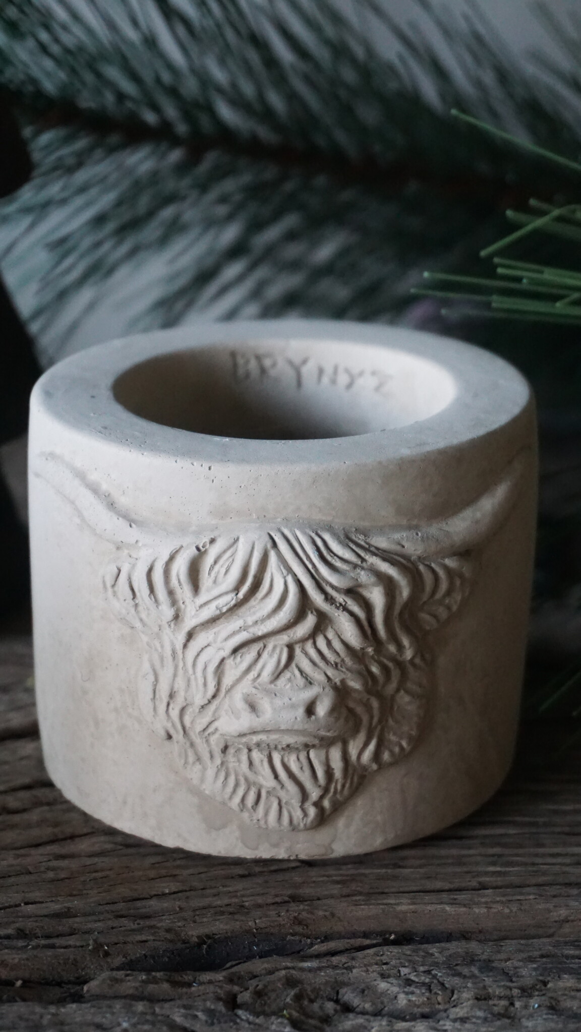 Brynxz Theelichthouder Scotty | Majestic Taupe | H8xB11 cm