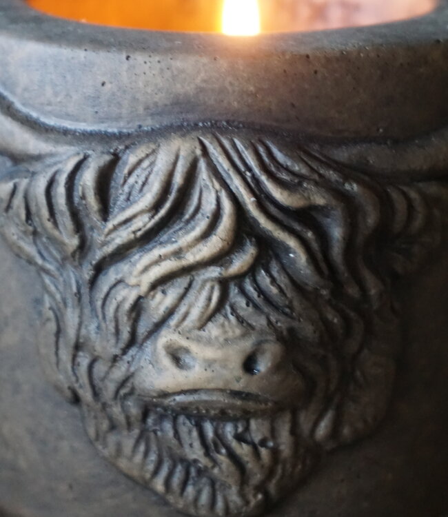 Brynxz Theelichthouder Scotty | Majestic Brown | H8xB11 cm