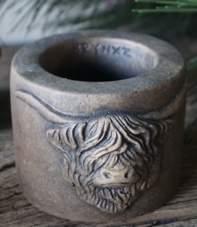 Brynxz Theelichthouder Scotty | Majestic Brown | H8xB11 cm