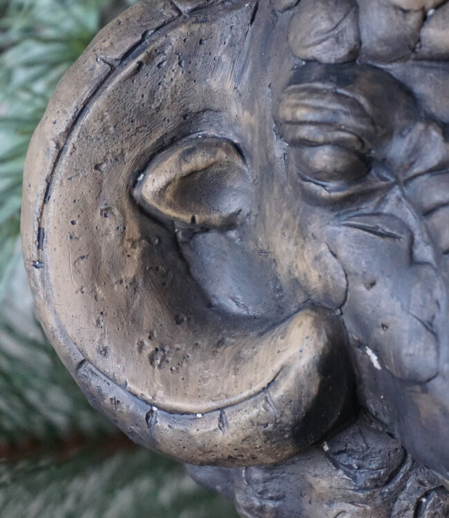 Brynxz Ram Op Voet Standbeeld | Majestic Brown | H27xB16  cm