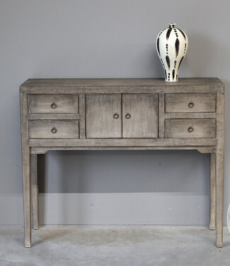 Be-Uniq Wandtafel Oud Hout | H85 x B100 x D25 cm