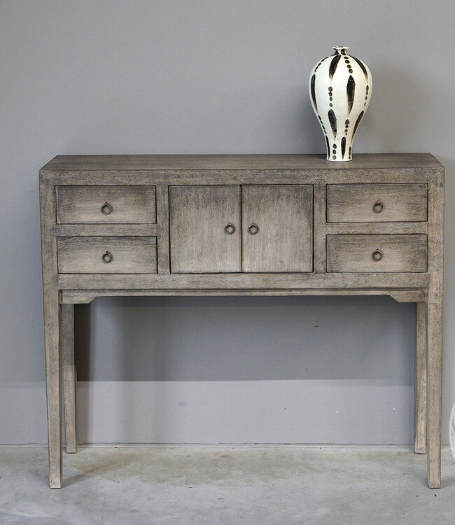 Be-Uniq Wandtafel Oud Hout | H85 x B100 x D25 cm