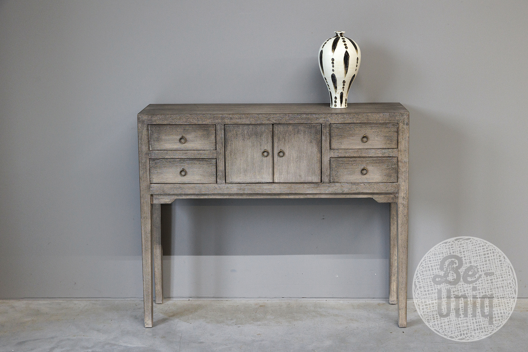 Be-Uniq Wandtafel Oud Hout | H85 x B100 x D25 cm
