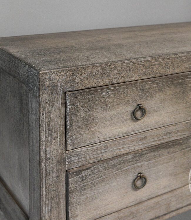 Be-Uniq Wandtafel Oud Hout | H85 x B100 x D25 cm