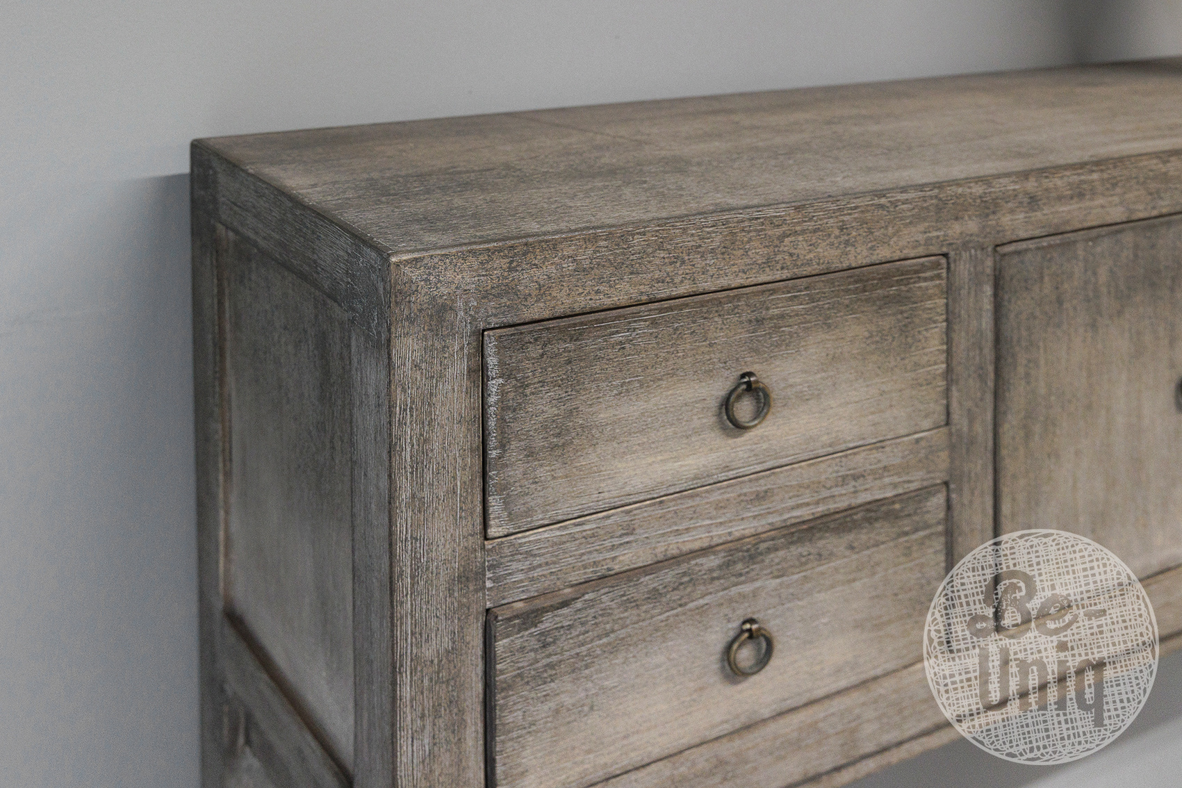 Be-Uniq Wandtafel Oud Hout | H85 x B100 x D25 cm