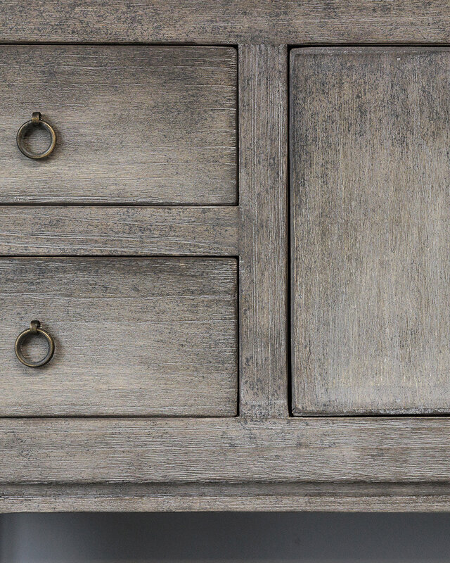Be-Uniq Wandtafel Oud Hout | H85 x B100 x D25 cm