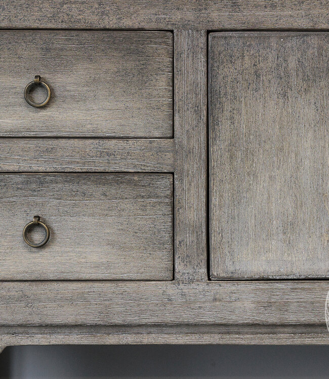 Be-Uniq Wandtafel Oud Hout | H85 x B100 x D25 cm