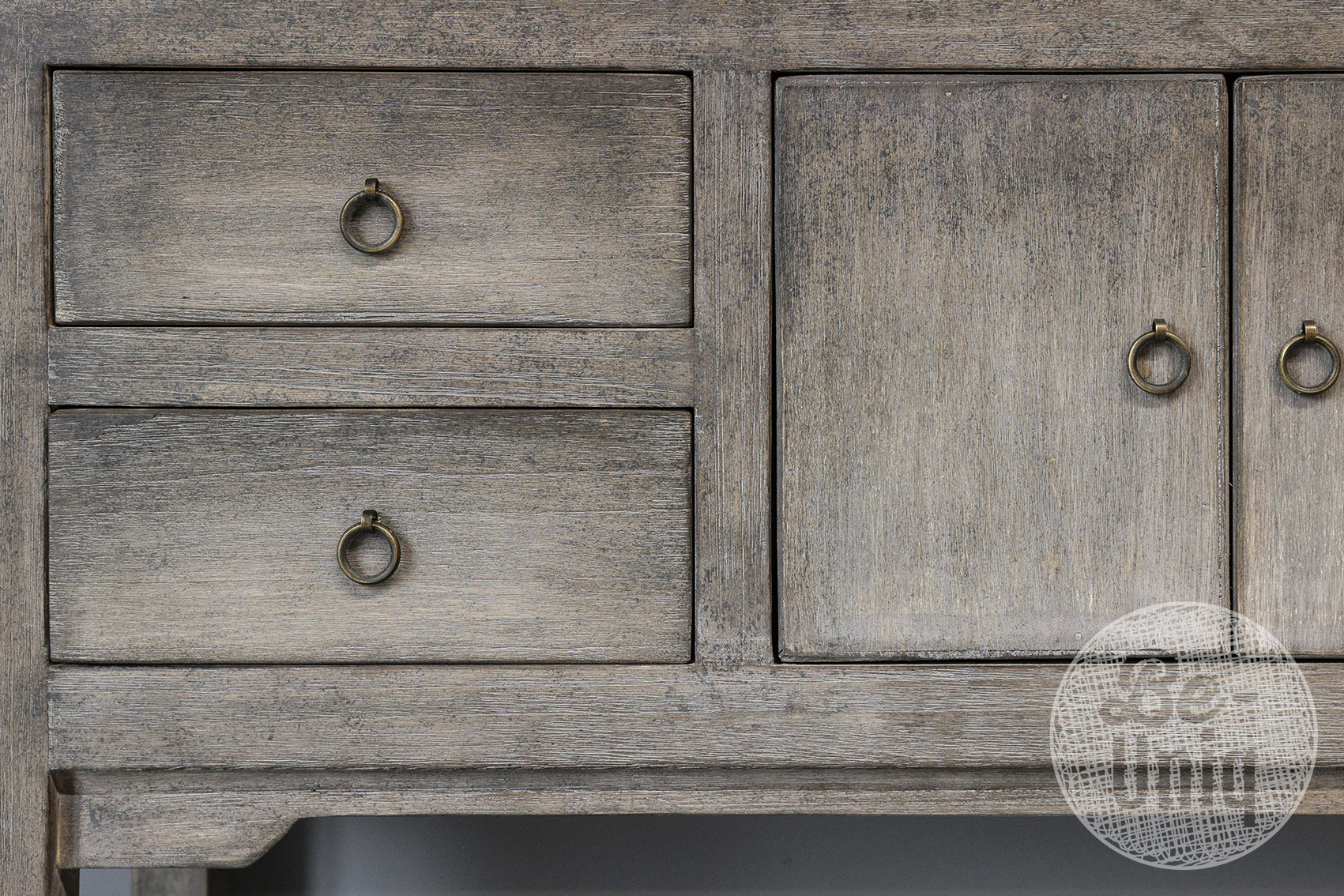 Be-Uniq Wandtafel Oud Hout | H85 x B100 x D25 cm