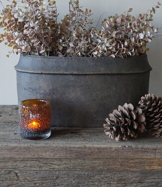 Brynxz Plantenbak Ovaal Edge | Majestic Brown | 44x20x22 cm