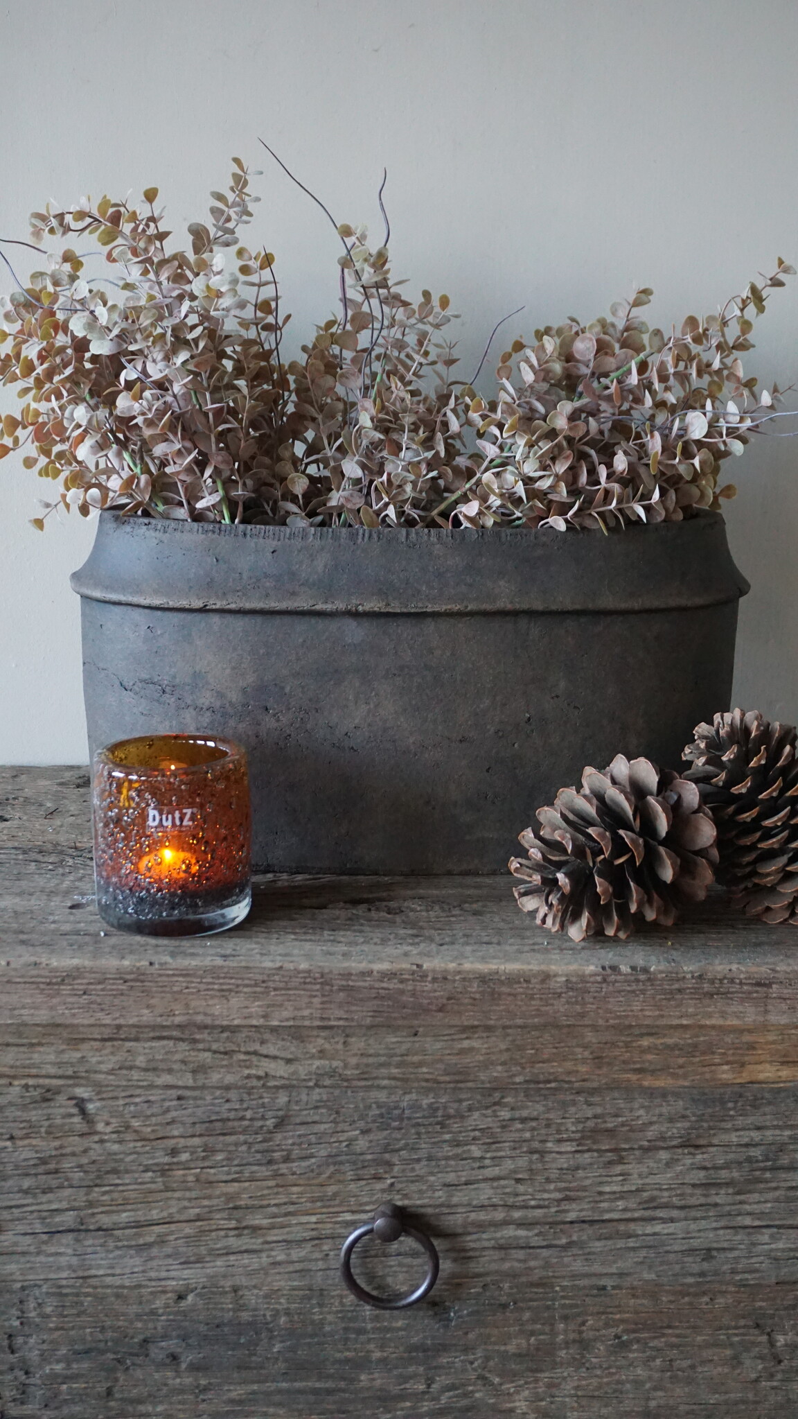 Brynxz Plantenbak Ovaal Edge | Majestic Brown | 44x20x22 cm