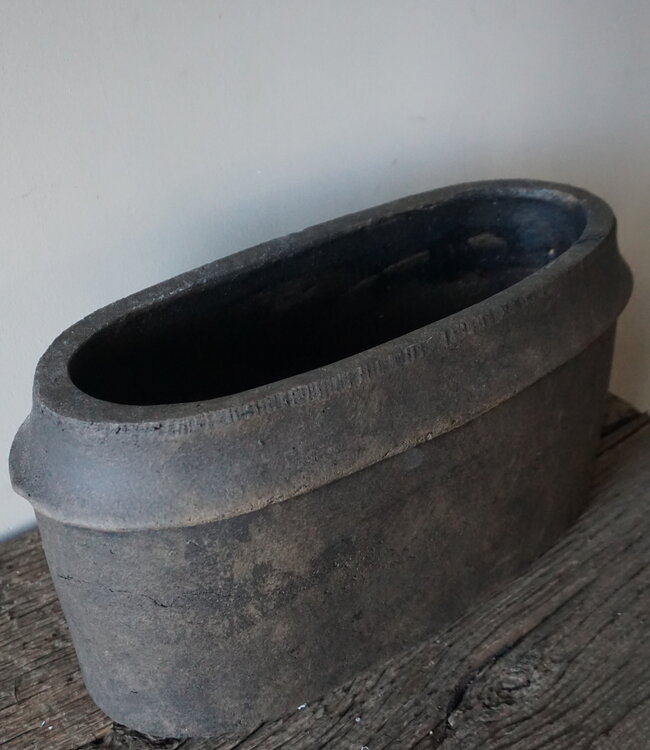 Brynxz Plantenbak Ovaal Edge | Majestic Brown | 44x20x22 cm