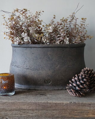 Brynxz Plantenbak Ovaal | Majestic Brown | 44x20x22 cm