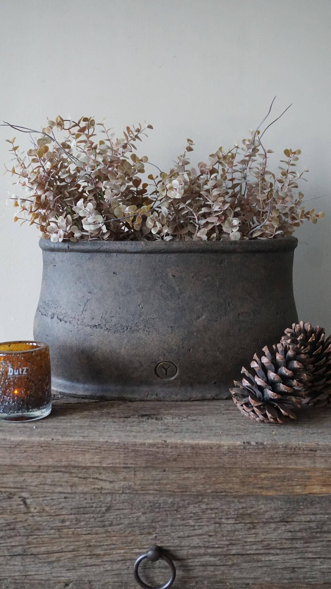 Brynxz Plantenbak Ovaal | Majestic Brown | 44x20x22 cm