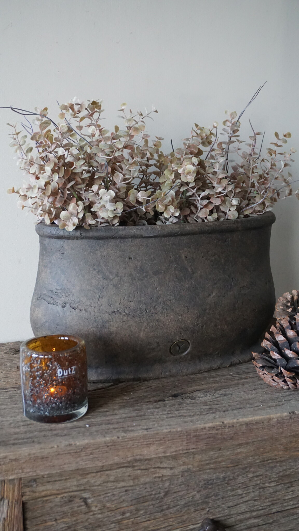 Brynxz Plantenbak Ovaal | Majestic Brown | 44x20x22 cm