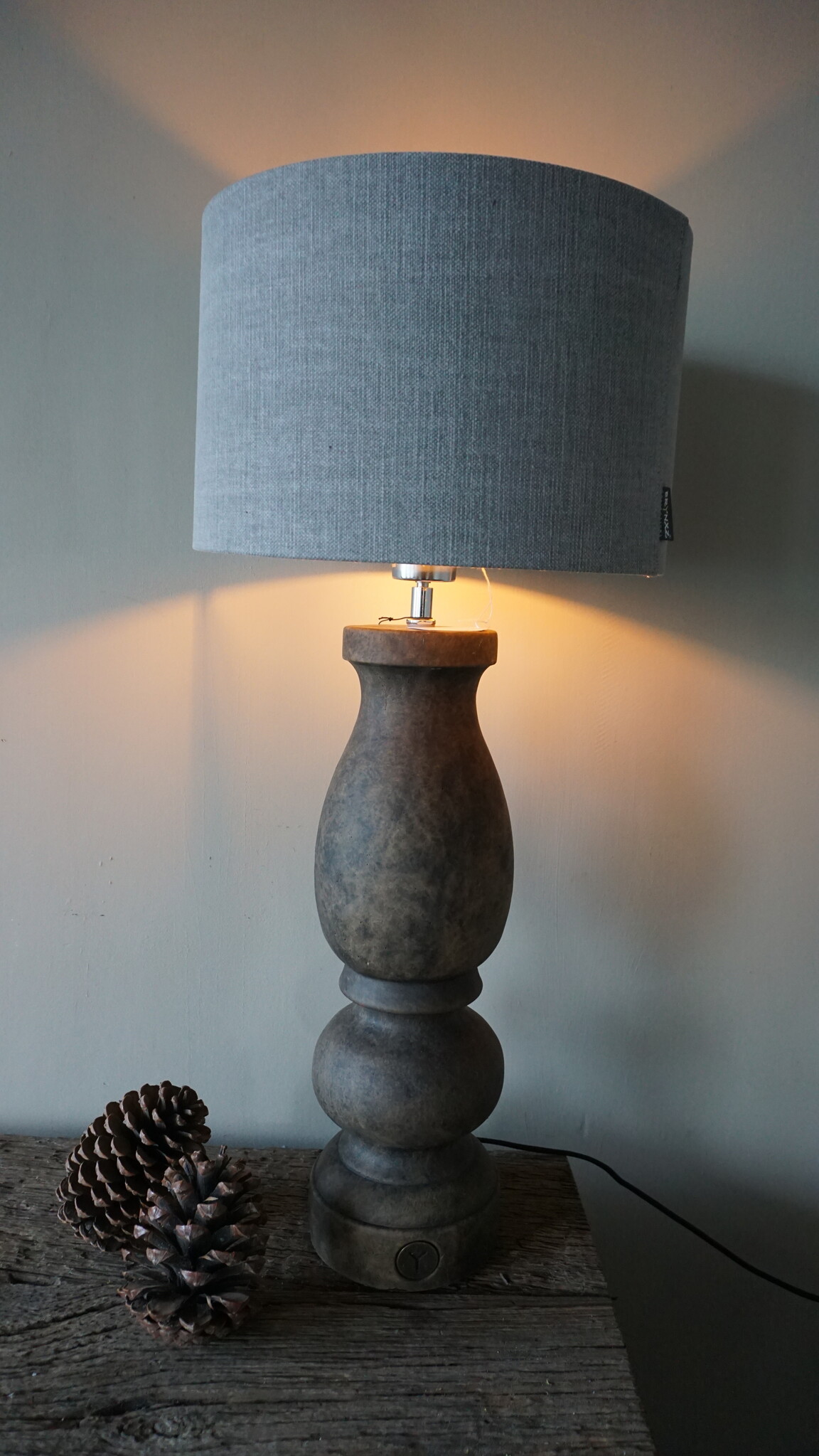 Brynxz Balusterlamp | Majestic Brown | H57 x D15 cm