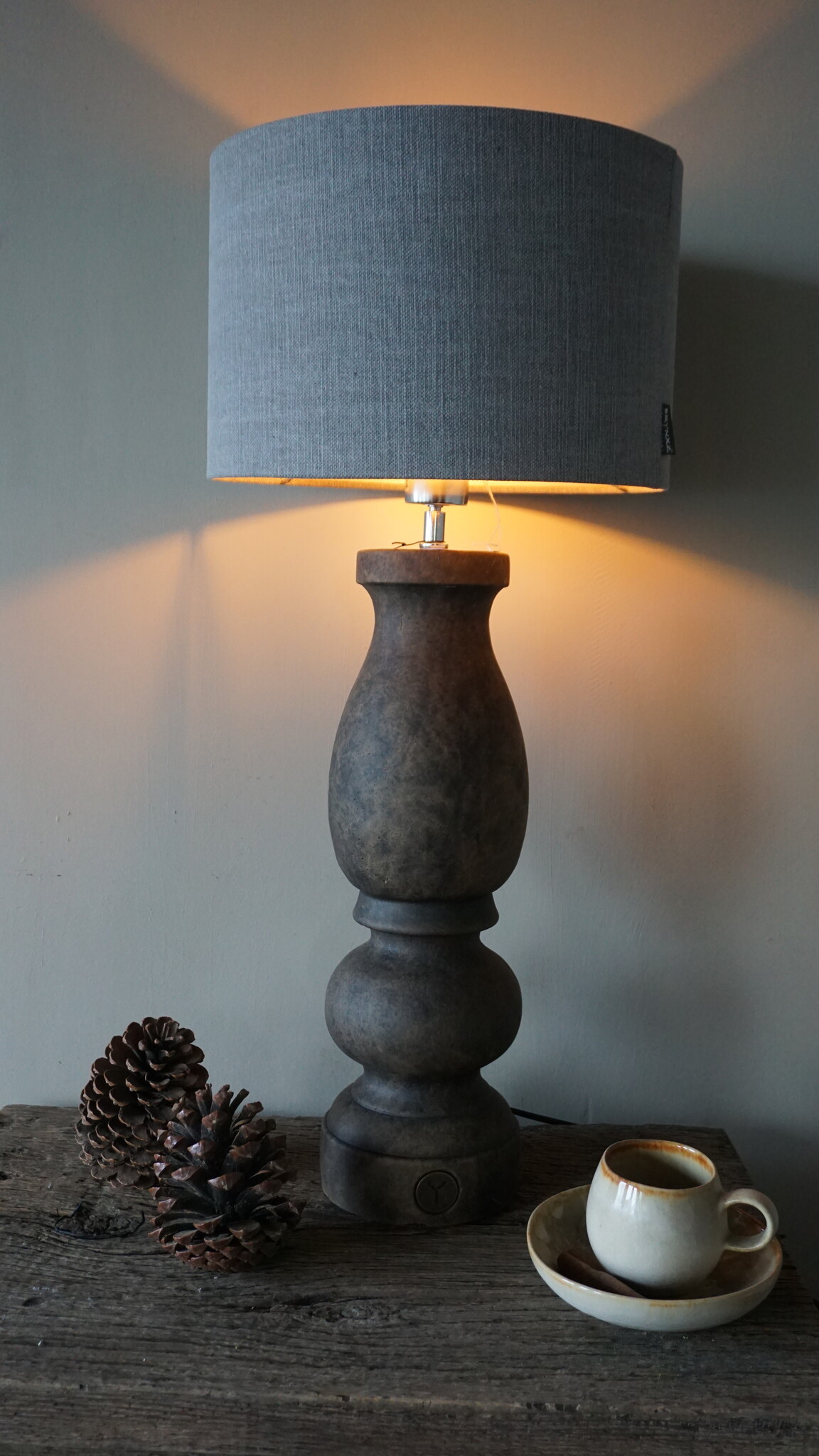Brynxz Balusterlamp | Majestic Brown | H57 x D15 cm