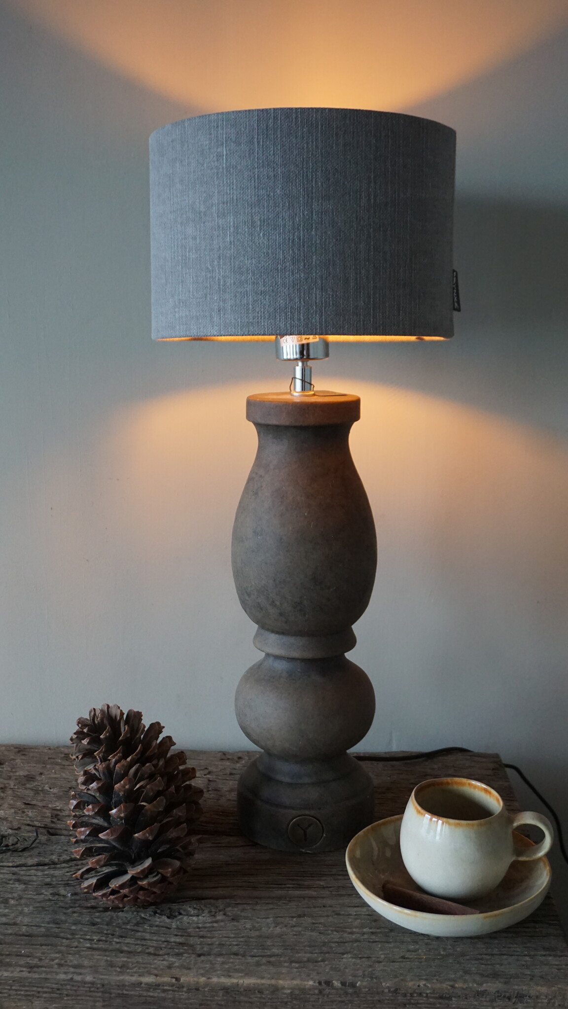 Brynxz Balusterlamp | Majestic Brown | H49 x D13 cm