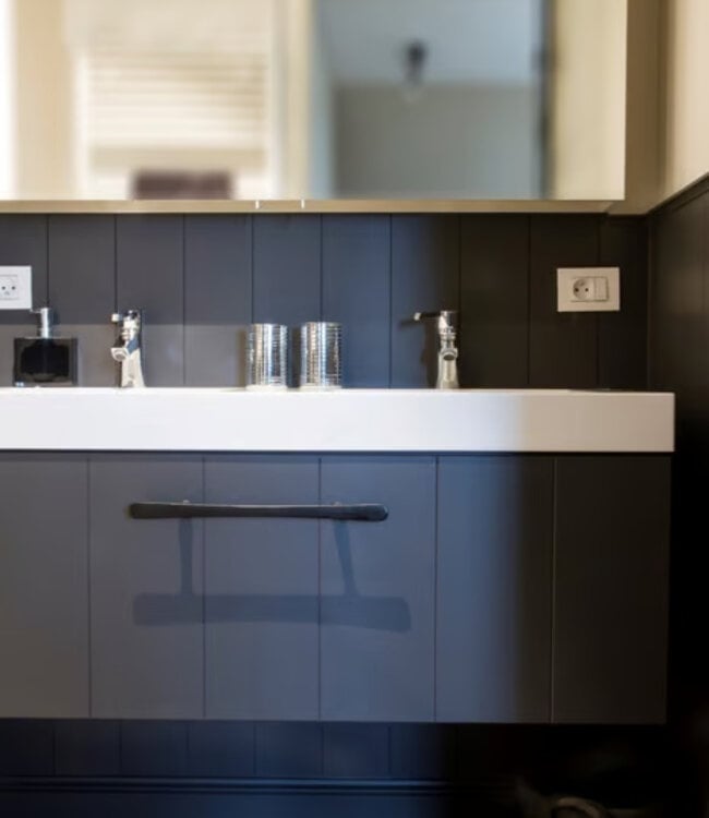 Dauby STUK MEUBELGREEP PMBU-224 VEROUDERD IJZER - ZWART (VO) 224mm