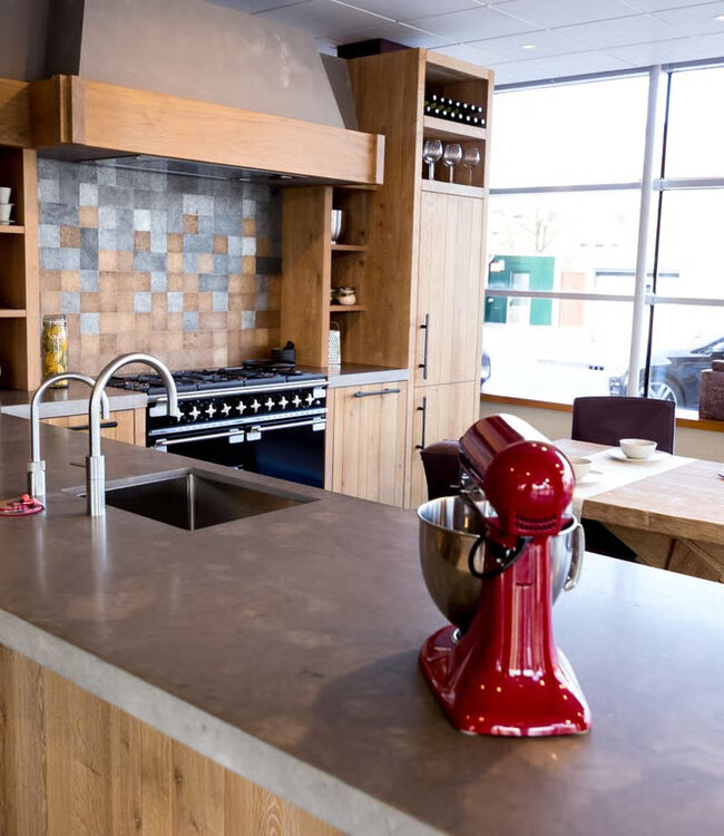 Dauby STUK MEUBELGREEP PMBU-224 VEROUDERD IJZER - ZWART (VO) 224mm