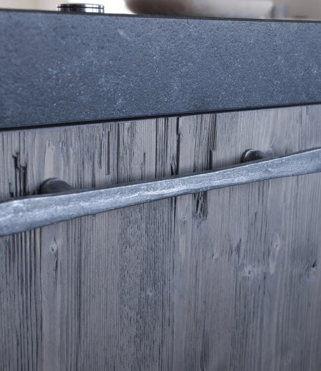 Dauby STUK MEUBELGREEP PMBU-224 RUW METAAL (RM) 224mm